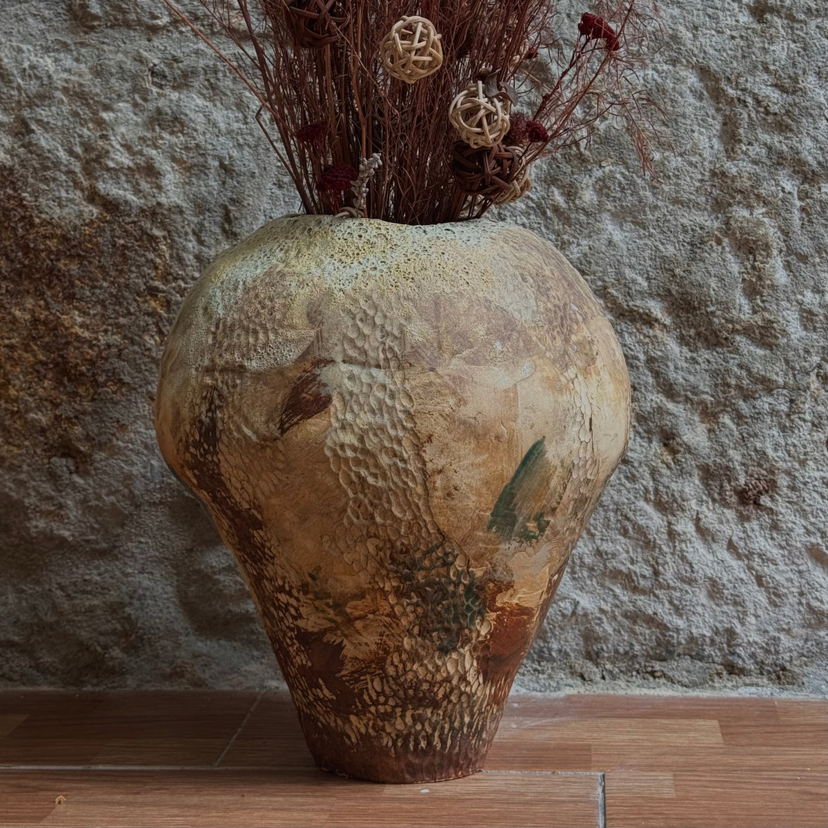Tall Sculptural Vase