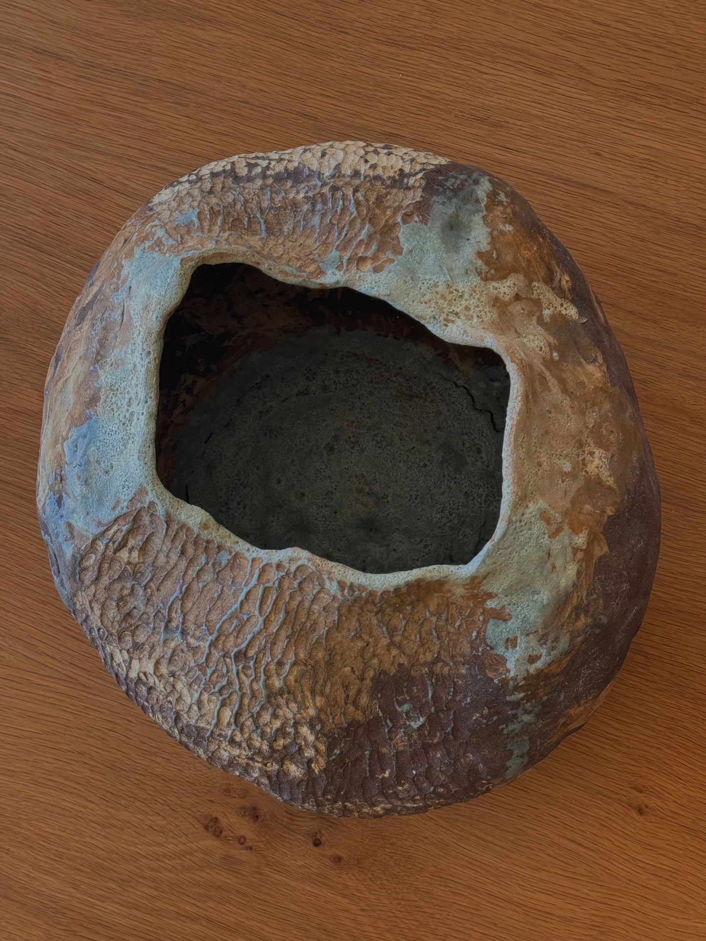 Wide Sculptural Vase